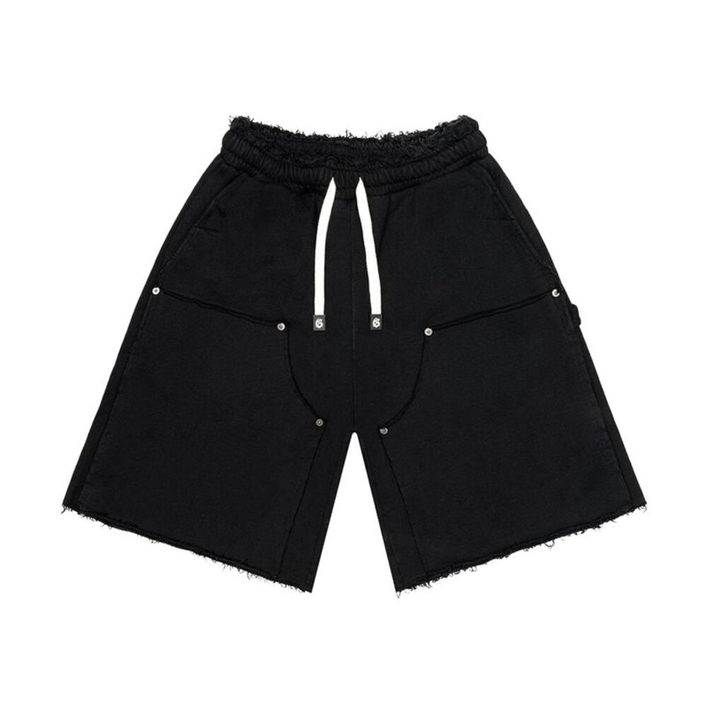 Godspeed Shorts Distressed Carpenter Mens Black DISTRESSED CARPENTER-SHORTS
